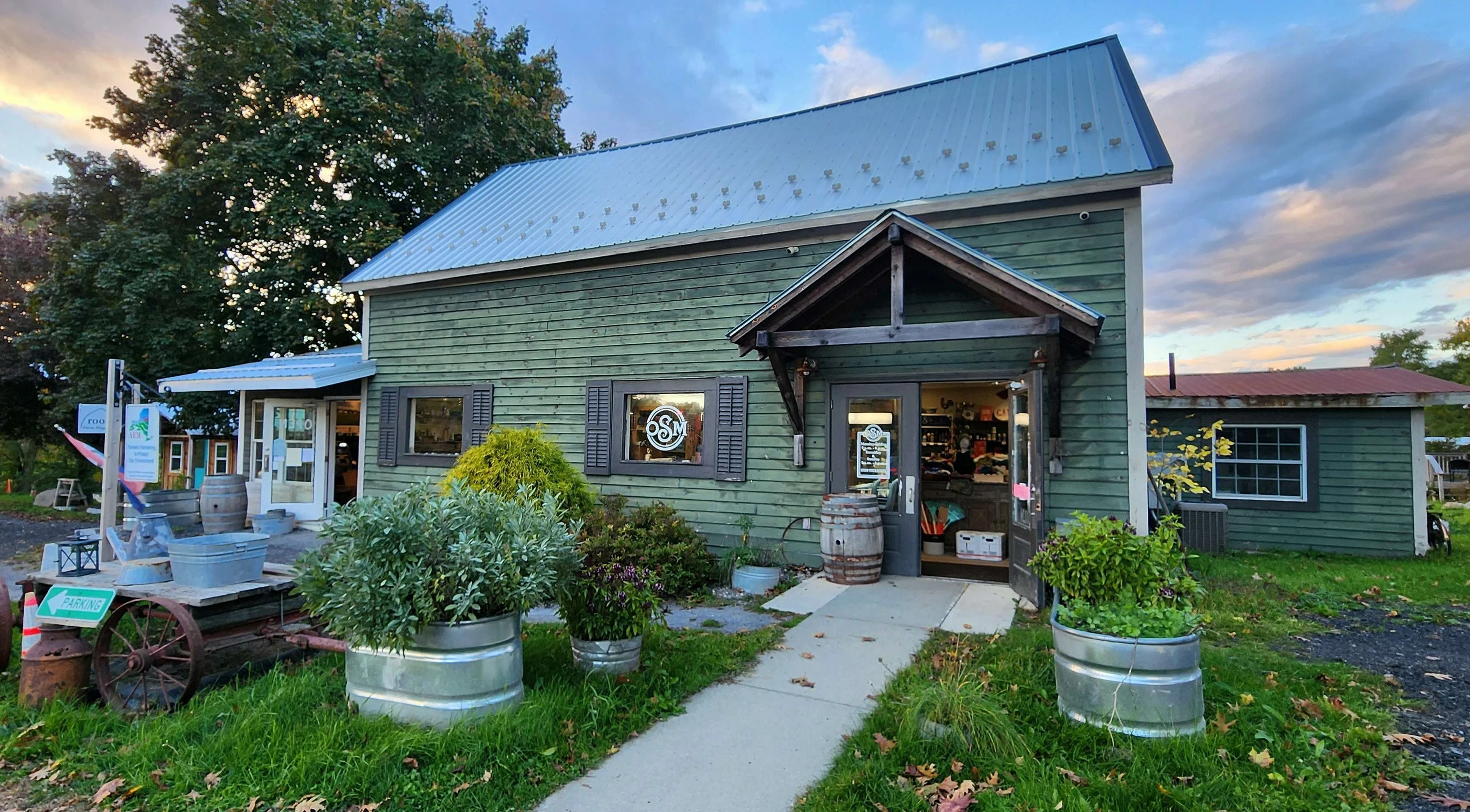 Store exterior on Route 29